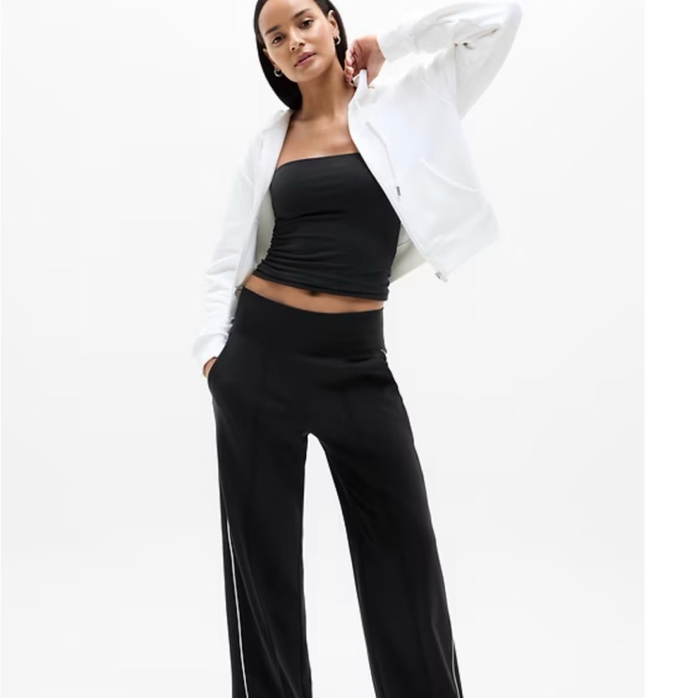 Athleta Venice Track Stripe Wide Leg pants